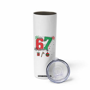 Funny Six Seven Meme Trendy TikTok Skinny Tumbler Christmas Gift TS12 Print Your Wear