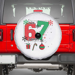 Funny Six Seven Meme Trendy TikTok Spare Tire Cover Christmas Gift TS12 White Print Your Wear