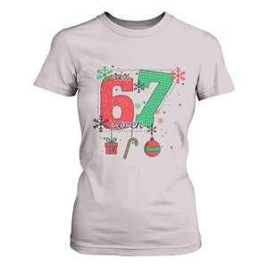 Funny Six Seven Meme Trendy TikTok T Shirt For Women Christmas Gift TS12 Ice Gray Print Your Wear