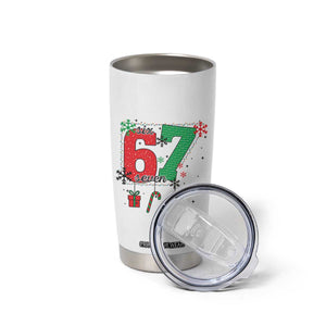 Funny Six Seven Meme Trendy TikTok Tumbler Cup Christmas Gift TS12 Print Your Wear