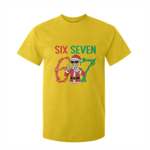 Funny Santa Skeleton Says Six Seven T Shirt For Kid Christmas Meme Gift TS12 Daisy Print Your Wear