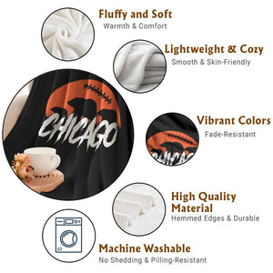CFB Lover Throw Blanket Gift For Football Fan TS12 Print Your Wear