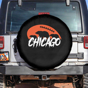 CFB Lover Spare Tire Cover Gift For Football Fan TS12 No hole Black Print Your Wear