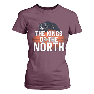 The Kings Of The North T Shirt For Women CFB Lover TS12 Maroon Print Your Wear