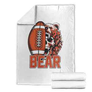 CFB Kings Throw Blanket Bear Skull Gothic Fan Gift TS12 White Print Your Wear