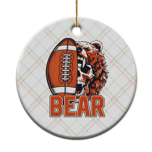 CFB Kings Ceramic Ornament Bear Skull Gothic Fan Gift TS12 1pc Christmas Plaid Print Your Wear