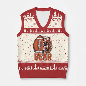 CFB Kings V-Neck Knit Sweater Vest Bear Skull Gothic Fan Gift TS12 Beige Red Print Your Wear