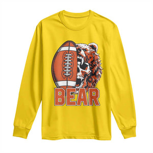 Chicago Football Kings Long Sleeve Shirt Bear Skull Gothic Fan Gift TS12 Daisy Print Your Wear