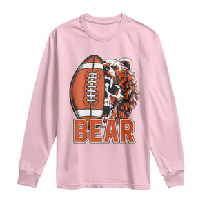 Chicago Football Kings Long Sleeve Shirt Bear Skull Gothic Fan Gift TS12 Light Pink Print Your Wear