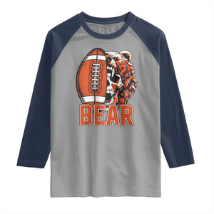 CFB Kings Raglan Shirt Bear Skull Gothic Fan Gift TS12 Sport Gray Navy Print Your Wear