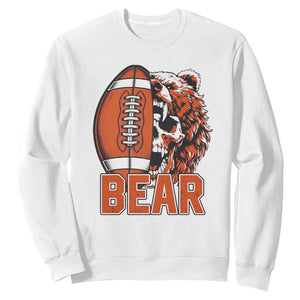 Chicago Football Kings Sweatshirt Bear Skull Gothic Fan Gift TS12 White Print Your Wear