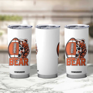 Chicago Football Kings Tumbler Cup Bear Skull Gothic Fan Gift TS12 Print Your Wear