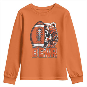 CFB Kings Youth Sweatshirt Bear Skull Gothic Fan Gift TS12 Orange Print Your Wear