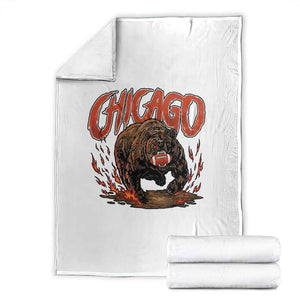 Funny CFBF Throw Blanket Gift For Sports Lovers TS12 Black Print Your Wear