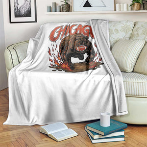 Funny CFBF Throw Blanket Gift For Sports Lovers TS12 Print Your Wear
