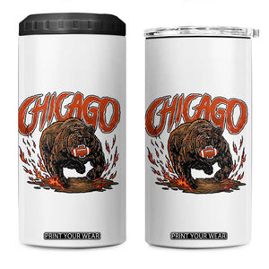 Funny CFBF 4 in 1 Can Cooler Tumbler Gift For Sports Lovers TS12 One Size: 16 oz White Print Your Wear