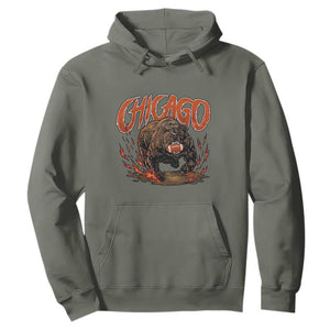 Funny CFBF Hoodie Gift For Sports Lovers TS12 Military Green Print Your Wear
