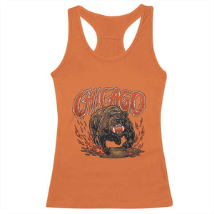 Funny CFBF Racerback Tank Top Gift For Sports Lovers TS12 Orange Print Your Wear