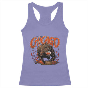 Funny CFBF Racerback Tank Top Gift For Sports Lovers TS12 Violet Print Your Wear