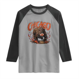 Funny CFBF Raglan Shirt Gift For Sports Lovers TS12 Sport Gray Black Print Your Wear