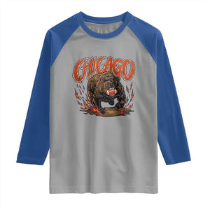 Funny CFBF Raglan Shirt Gift For Sports Lovers TS12 Sport Gray Royal Print Your Wear
