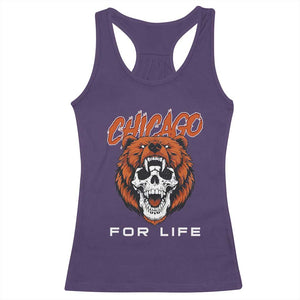 CFB Lover Racerback Tank Top Bear Skull Gothic Fan Gift TS12 Purple Print Your Wear