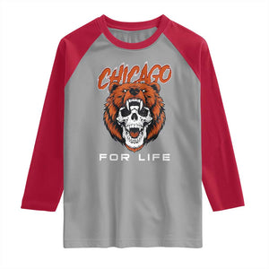 CFB Lover Raglan Shirt Bear Skull Gothic Fan Gift TS12 Sport Gray Red Print Your Wear