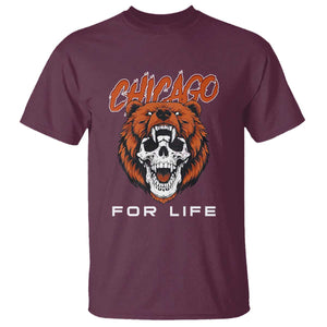 CFB Lover T Shirt Bear Skull Gothic Fan Gift TS12 Maroon Print Your Wear