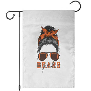 Girl Messy Bun Fan Garden Flag CFB Lovers Gift TS12 White Print Your Wear