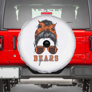 Girl Messy Bun Fan Spare Tire Cover CFB Lovers Gift TS12 White Print Your Wear
