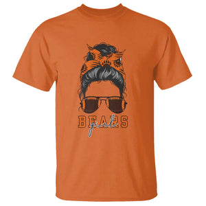 Girl Messy Bun Fan T Shirt CFB Lovers Gift TS12 Orange Print Your Wear