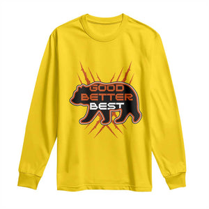 Good Better Best Motivational Long Sleeve Shirt Chicago Football Lovers Gift TS12 Daisy Print Your Wear