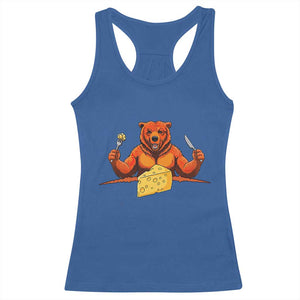 Football Rival Gift Racerback Tank Top Funny Br Eating CHZ TS12 Royal Blue Print Your Wear