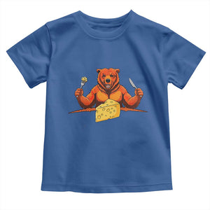 Football Rival Gift Toddler T Shirt Funny Br Eating CHZ TS12 Royal Blue Print Your Wear