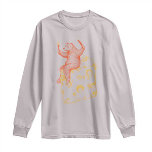 BR Eating CHZ Long Sleeve Shirt Funny Football Rival Gift TS12 Ice Gray Print Your Wear