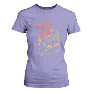 BR Eating CHZ T Shirt For Women Funny Football Rival Gift TS12 Violet Print Your Wear