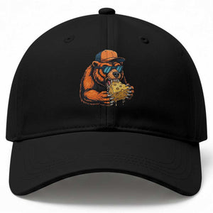 Funny Br Eating CHZ Joke Game Day Baseball Cap Gift For Football Lovers TS12 Print Your Wear