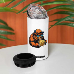 Funny Br Eating CHZ Joke Game Day 4 in 1 Can Cooler Tumbler Gift For Football Lovers TS12 Print Your Wear