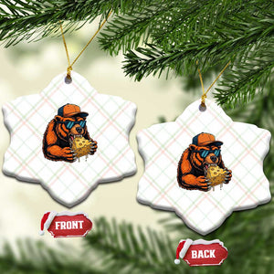 Funny Br Eating CHZ Joke Game Day Ceramic Ornament Gift For Football Lovers TS12 Print Your Wear