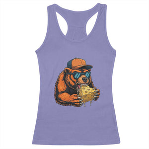 Funny Br Eating CHZ Joke Game Day Racerback Tank Top Gift For Football Lovers TS12 Violet Print Your Wear