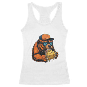 Funny Br Eating CHZ Joke Game Day Racerback Tank Top Gift For Football Lovers TS12 White Print Your Wear