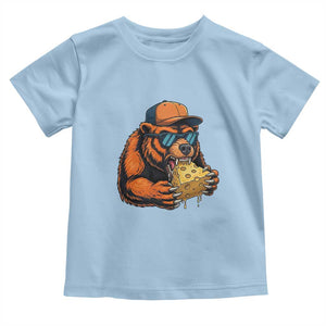 Funny Br Eating CHZ Joke Game Day Toddler T Shirt Gift For Football Lovers TS12 Light Blue Print Your Wear
