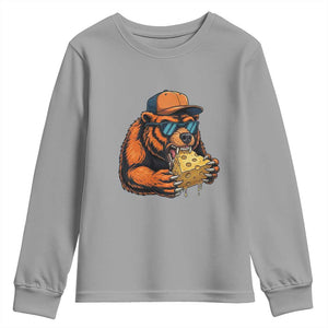 Funny Br Eating CHZ Joke Game Day Youth Sweatshirt Gift For Football Lovers TS12 Sport Gray Print Your Wear