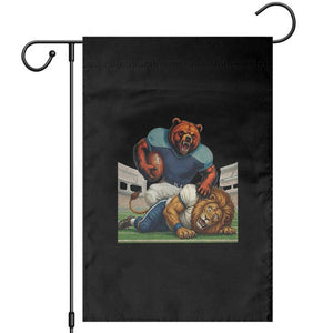 Football Rival Gift Garden Flag Fierce Br Defeating Lio TS12 Black Print Your Wear