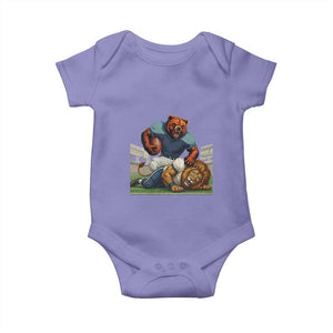 Football Rival Gift Baby Onesie Fierce Br Defeating Lio TS12 Violet Print Your Wear
