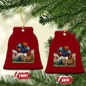 Football Rival Gift Ceramic Ornament Fierce Br Defeating Lio TS12 Print Your Wear