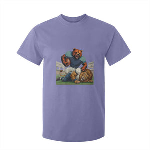 Football Rival Gift T Shirt For Kid Fierce Br Defeating Lio TS12 Violet Print Your Wear