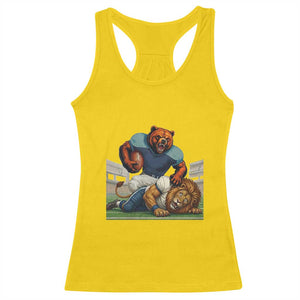 Football Rival Gift Racerback Tank Top Fierce Br Defeating Lio TS12 Daisy Print Your Wear