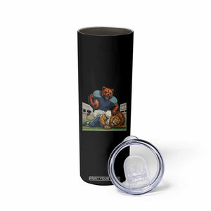 Football Rival Gift Skinny Tumbler Fierce Br Defeating Lio TS12 Print Your Wear