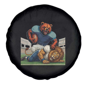 Football Rival Gift Spare Tire Cover Fierce Br Defeating Lio TS12 Print Your Wear
